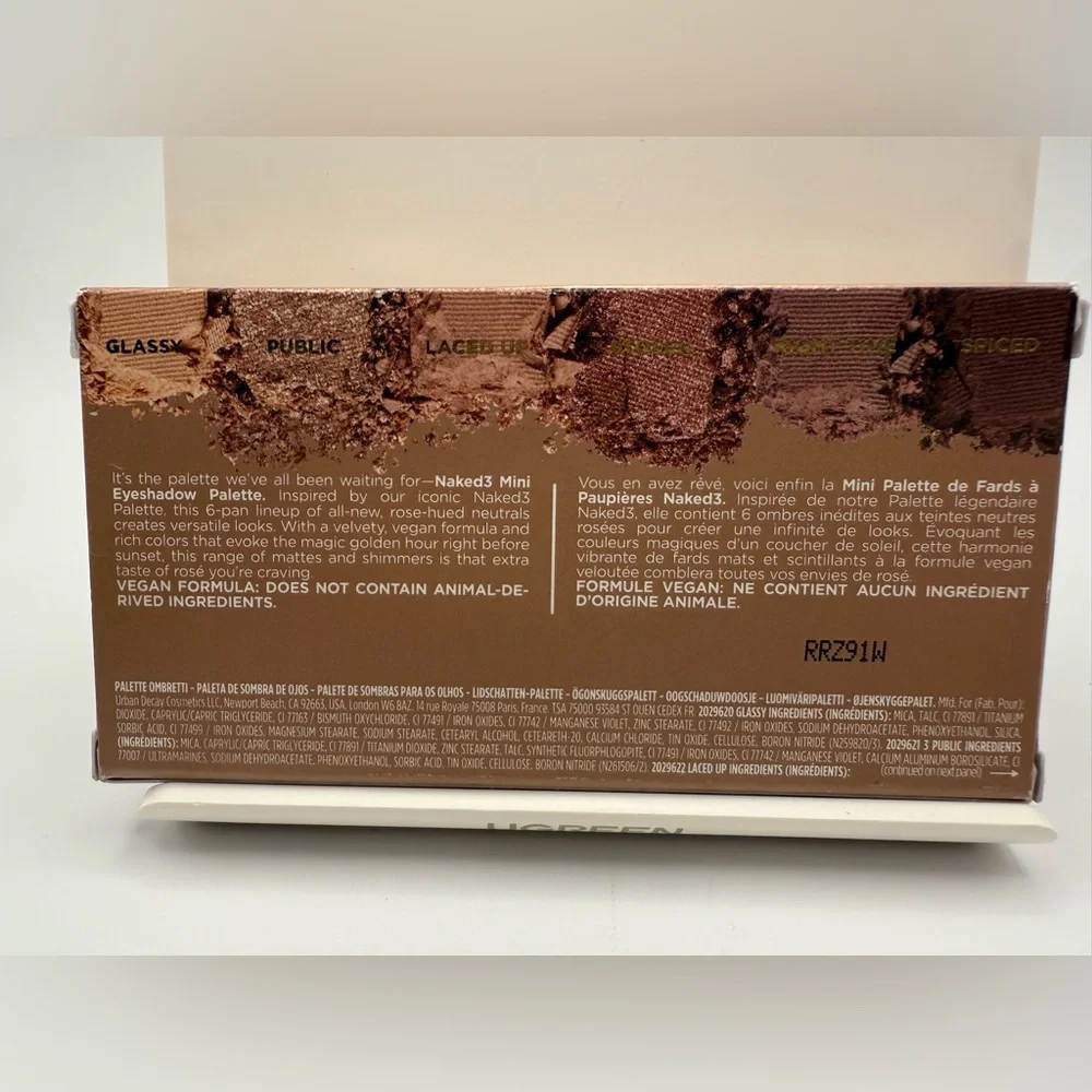 NEW Urban Decay Naked3 Mini Eyeshadow Palette